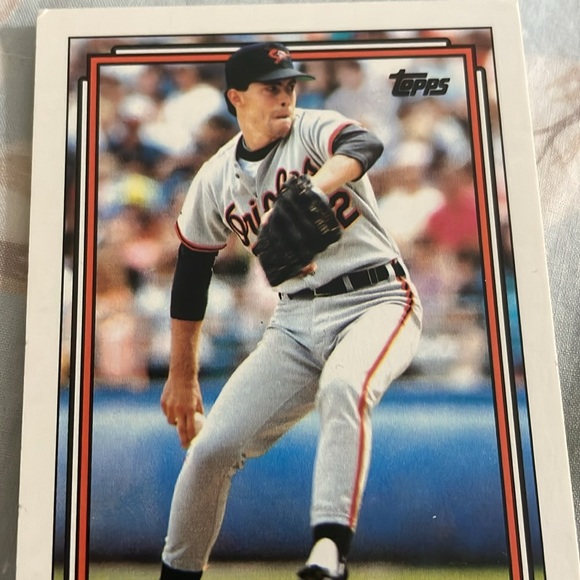 Mike Mussina orioles Topps 242 memorial stadium - Picture 3 of 8